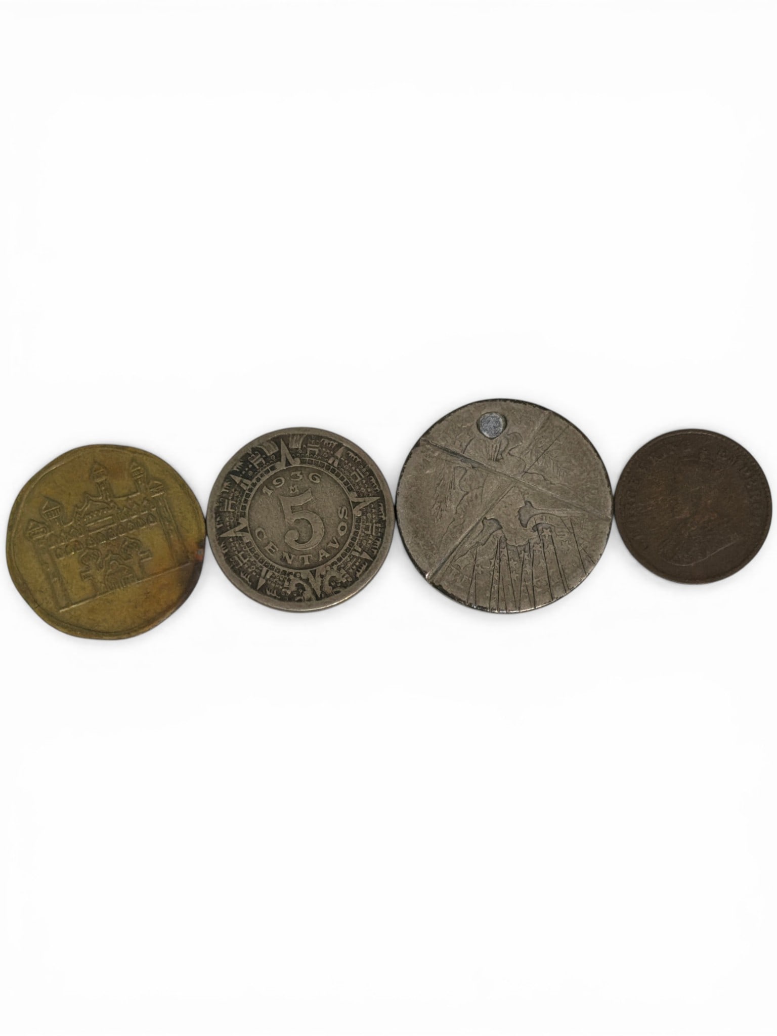 Mixed World Coin Group, Mexico and India Issues (1 of 4)