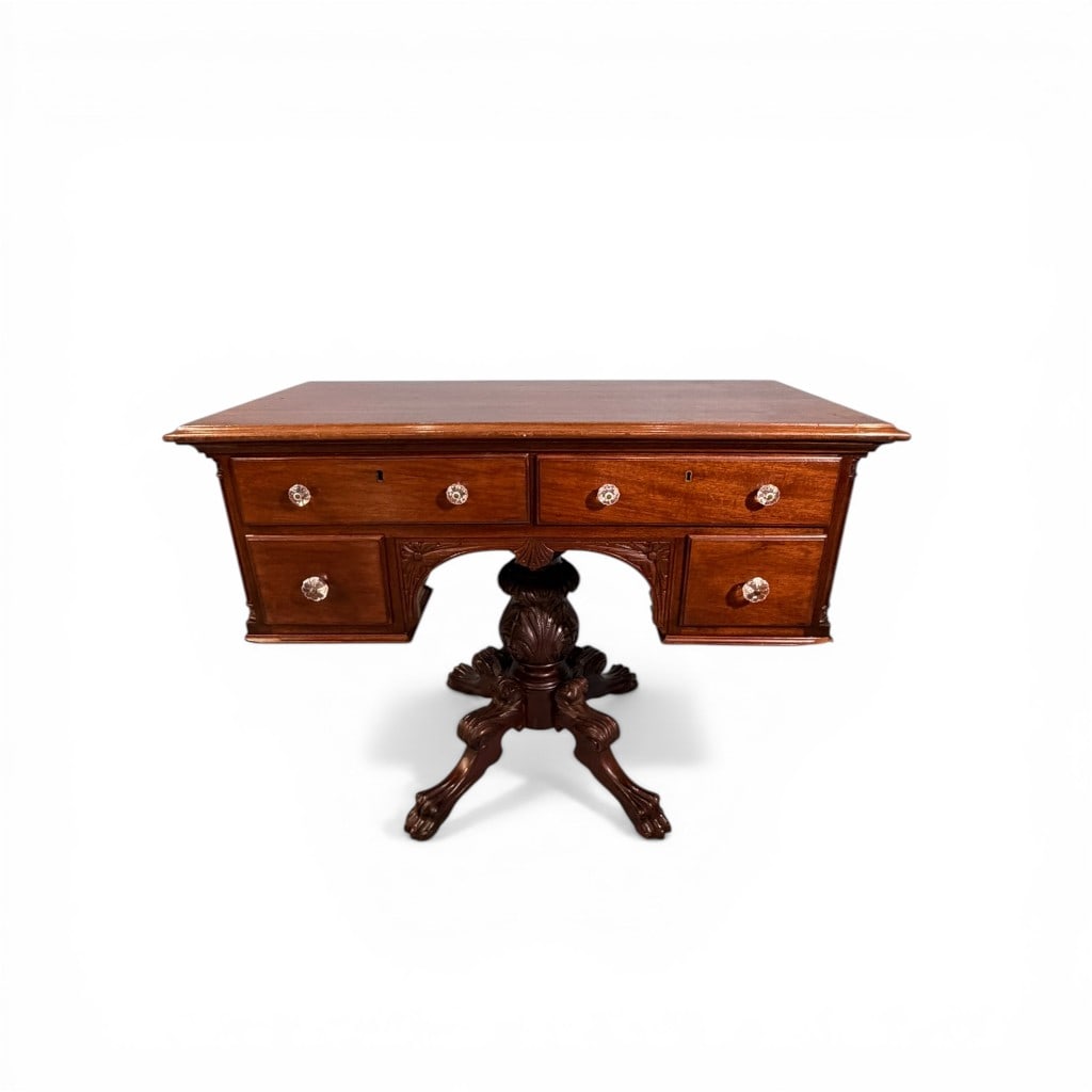Baltimore Mahogany Pedestal Work Table, Circa 1840–1855 (1 of 5)