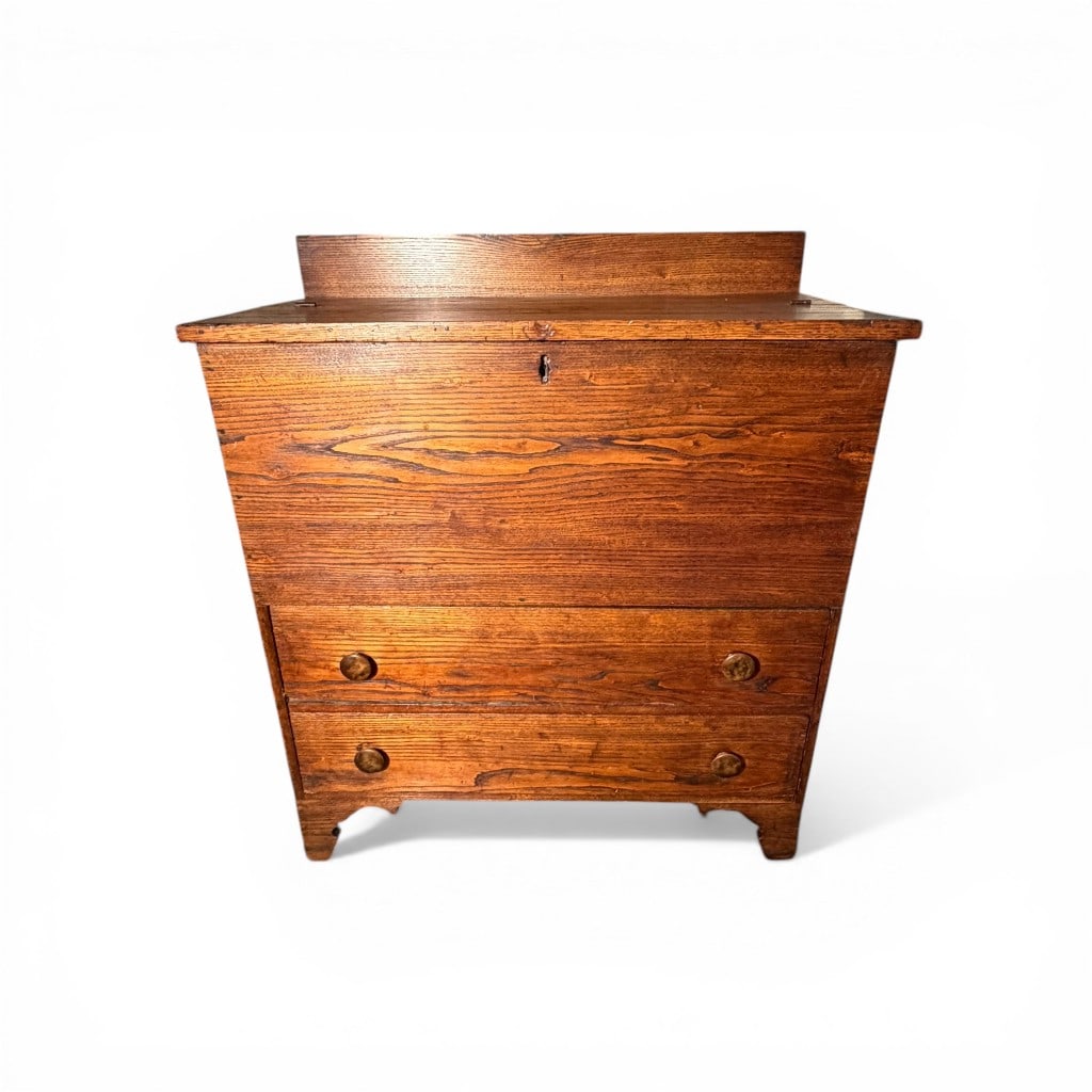 American Pine Chest Over Drawers, Southern, Early 19th Century (1 of 5)