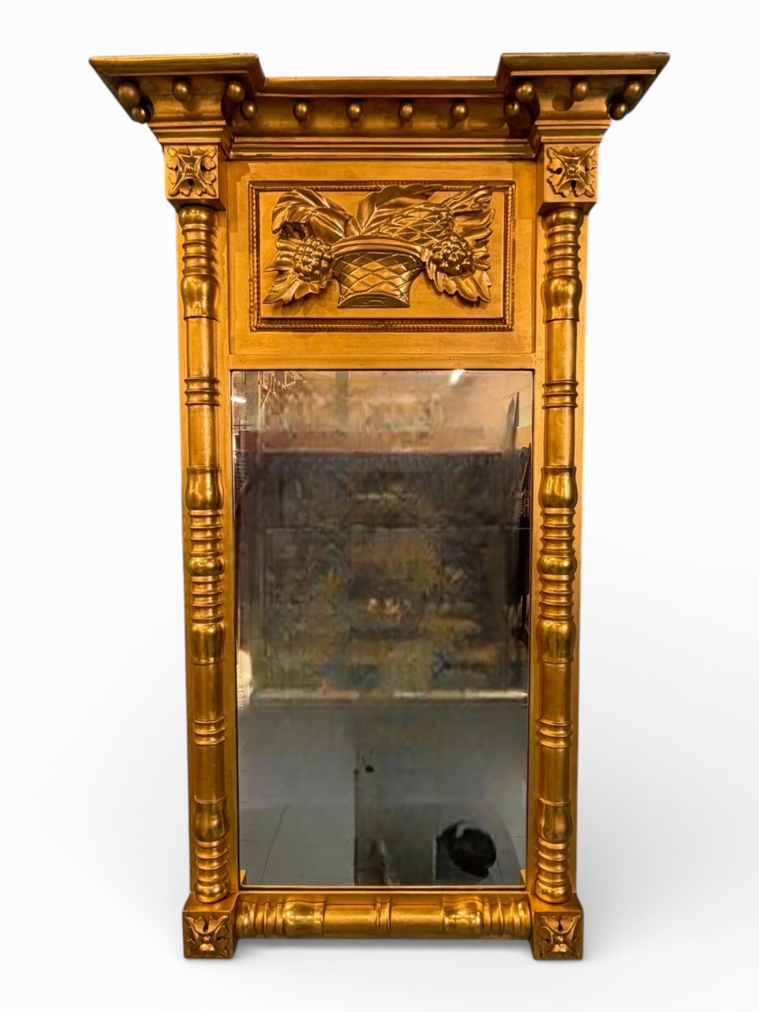 Federal Giltwood Tabernacle Mirror, first quarter 19th century (1 of 6)