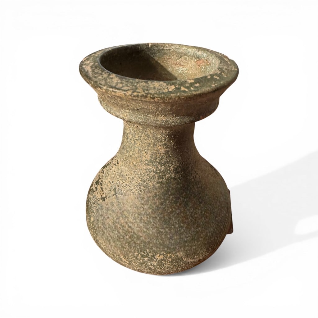 Chinese Han Dynasty Green-Glazed Pottery Jar (1 of 5)