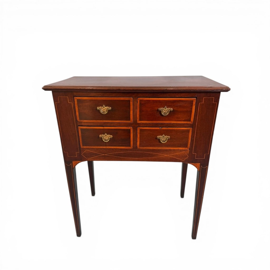 Kentucky Federal Inlaid Mahogany Work Table (1 of 7)