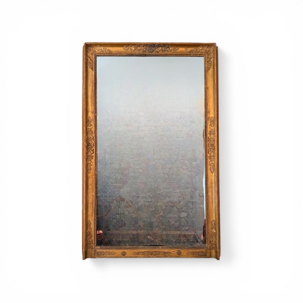 Napoleon Empire Style Gilt Overmantel Mirror (1 of 5)