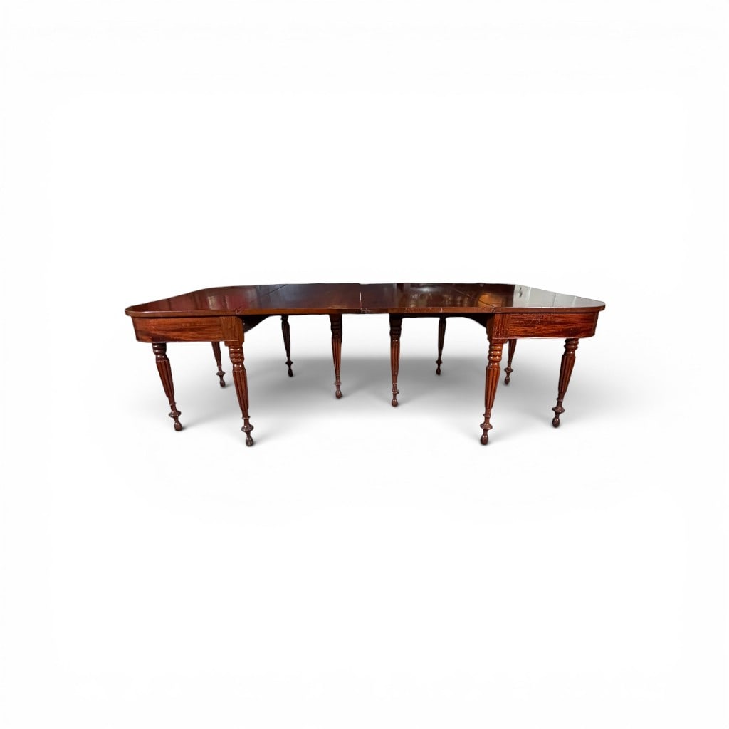 American Classical Mahogany Drop-Leaf Dining Table - 10