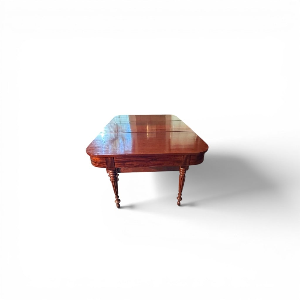 American Classical Mahogany Drop-Leaf Dining Table - 6