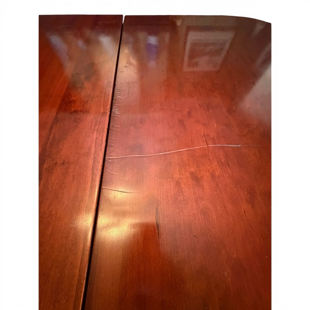 American Classical Mahogany Drop-Leaf Dining Table - 7