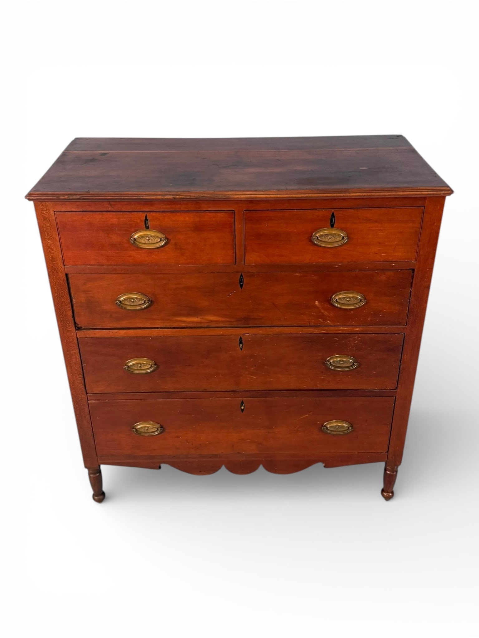 American Federal Cherry Chest of Drawers, early 19th century (1 of 8)