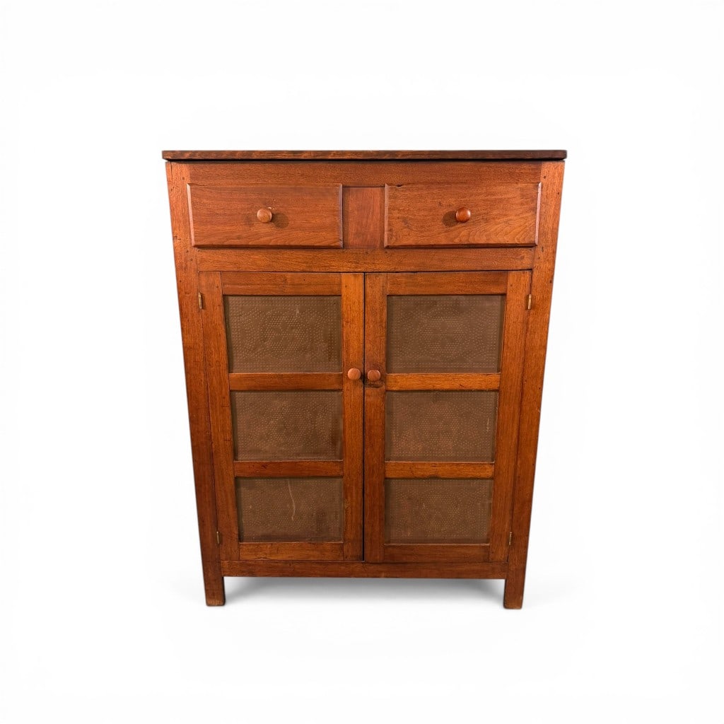 American Walnut Pie Safe with Punched Tin Panels (1 of 10)