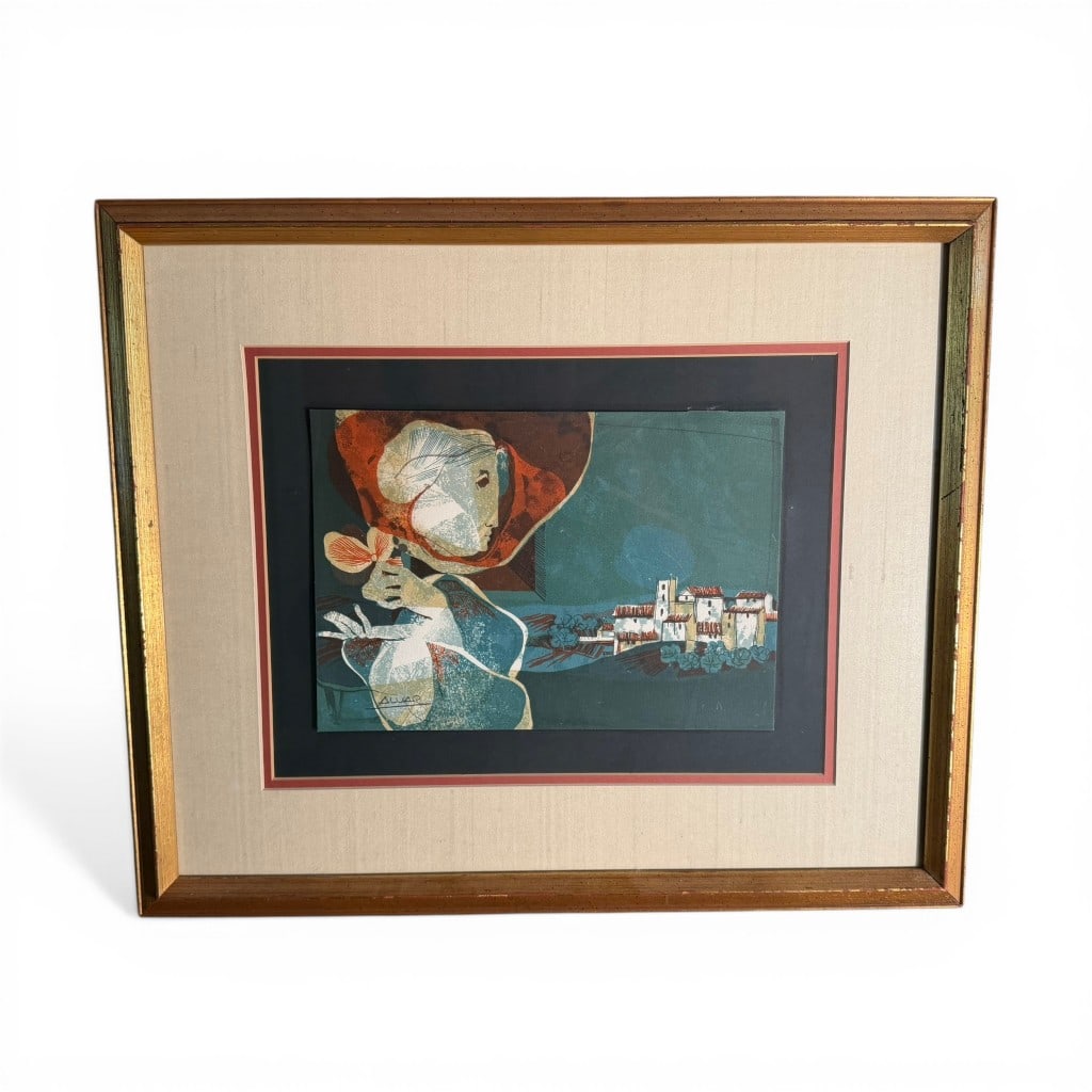 Alvar, The Village, Color Lithograph (1 of 3)