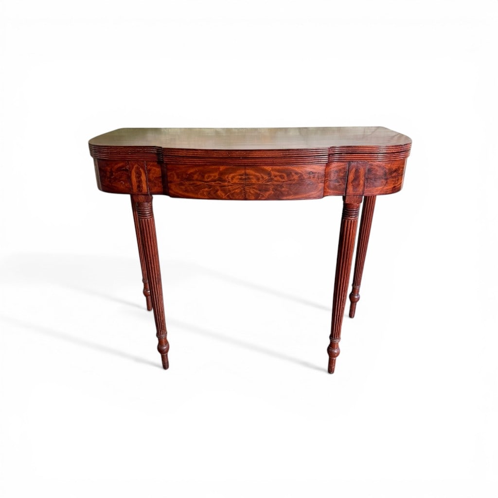American Federal Hepplewhite Mahogany Card Table, c. 1790–1810 (1 of 6)