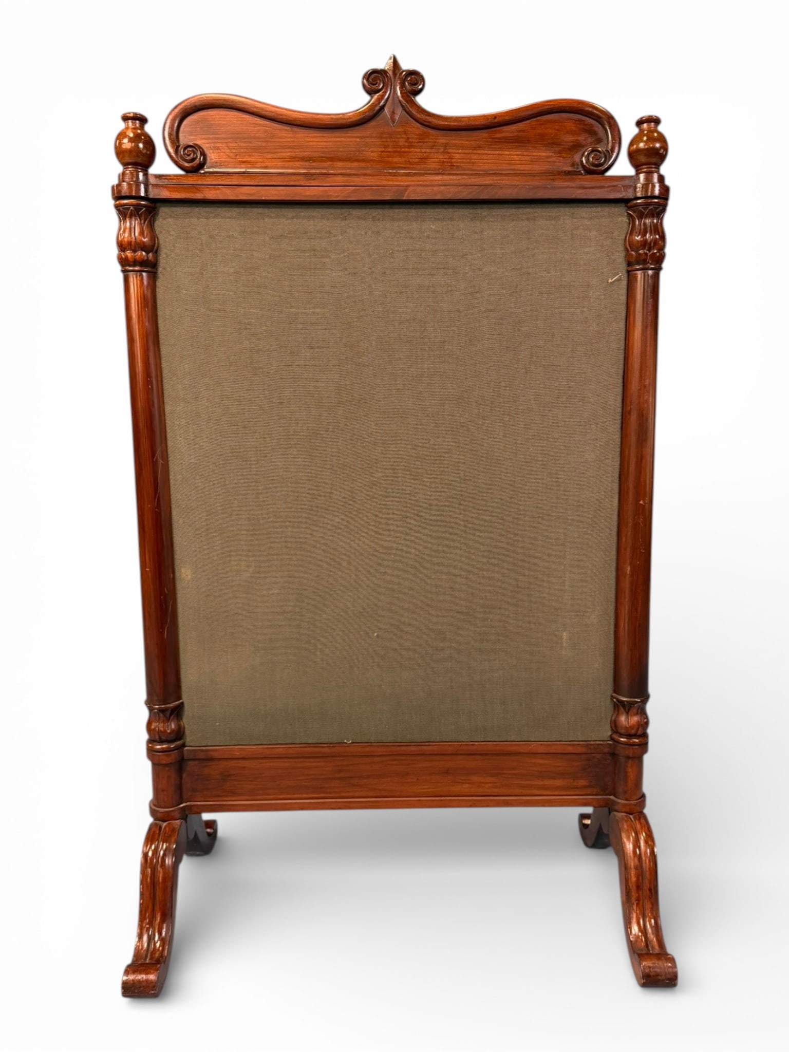 American Classical Mahogany Firescreen - 6