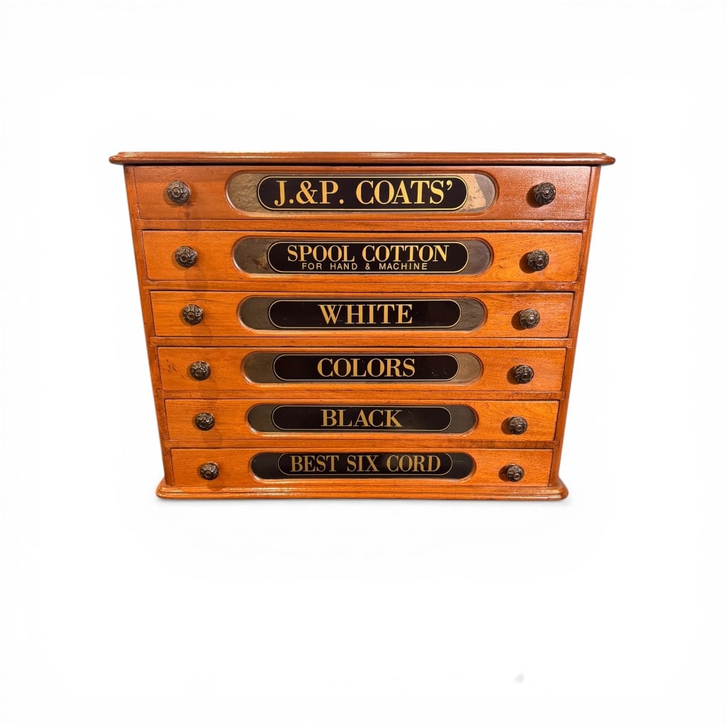 J. & P. Coats Thread Spool Cabinet (1 of 2)