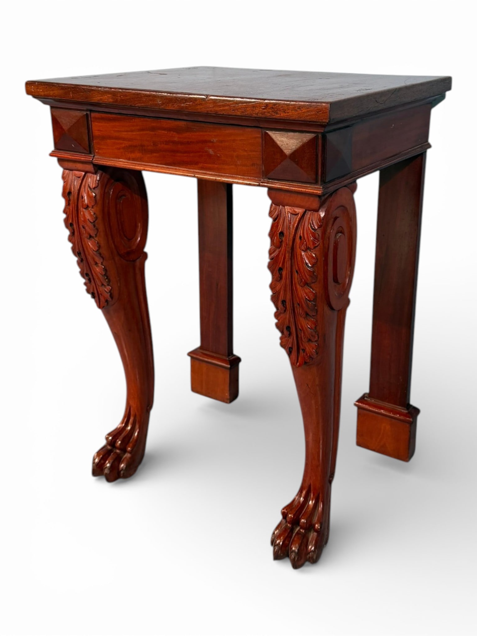 American Classical Mahogany Console Table - 5