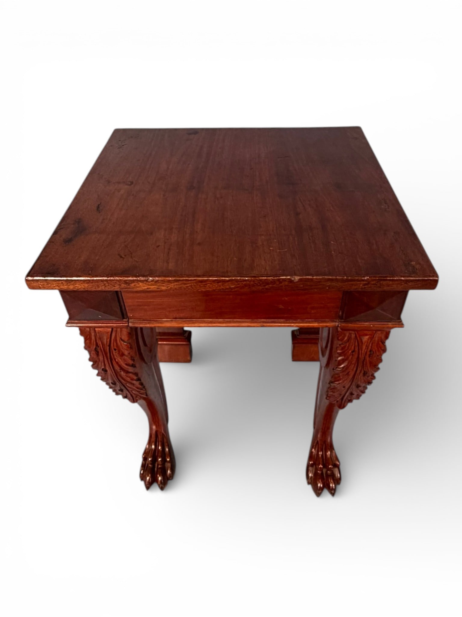 American Classical Mahogany Console Table - 6