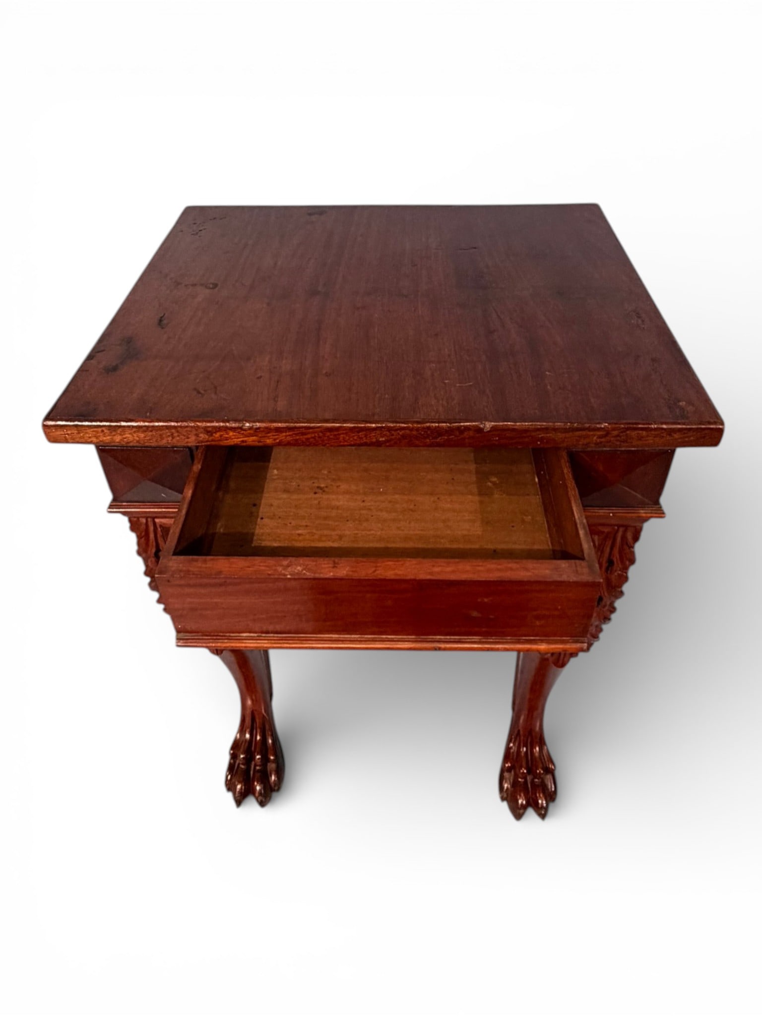 American Classical Mahogany Console Table - 7