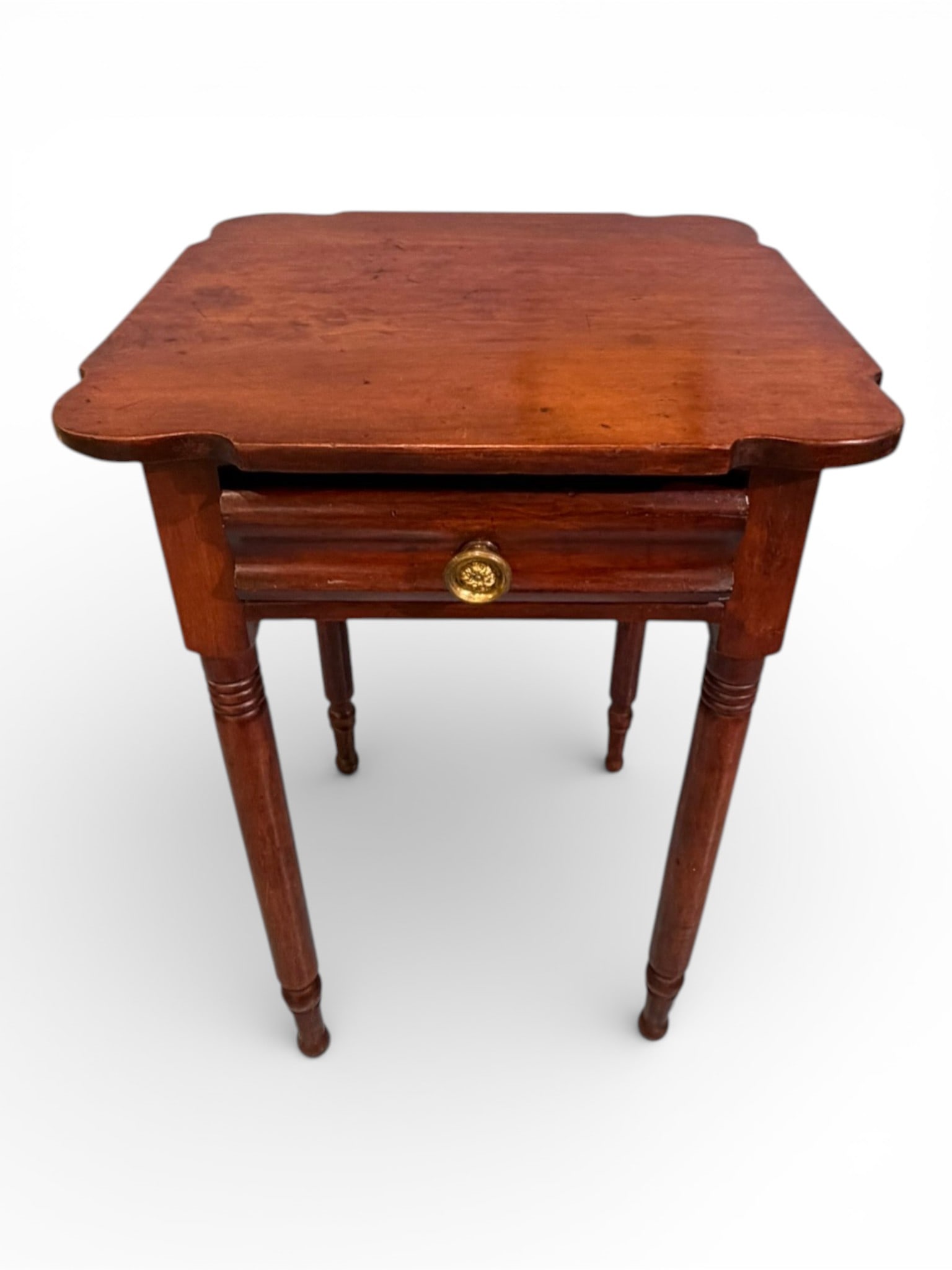 Sheraton-Style Walnut Work Table, American, c. 1830–1850 (1 of 9)