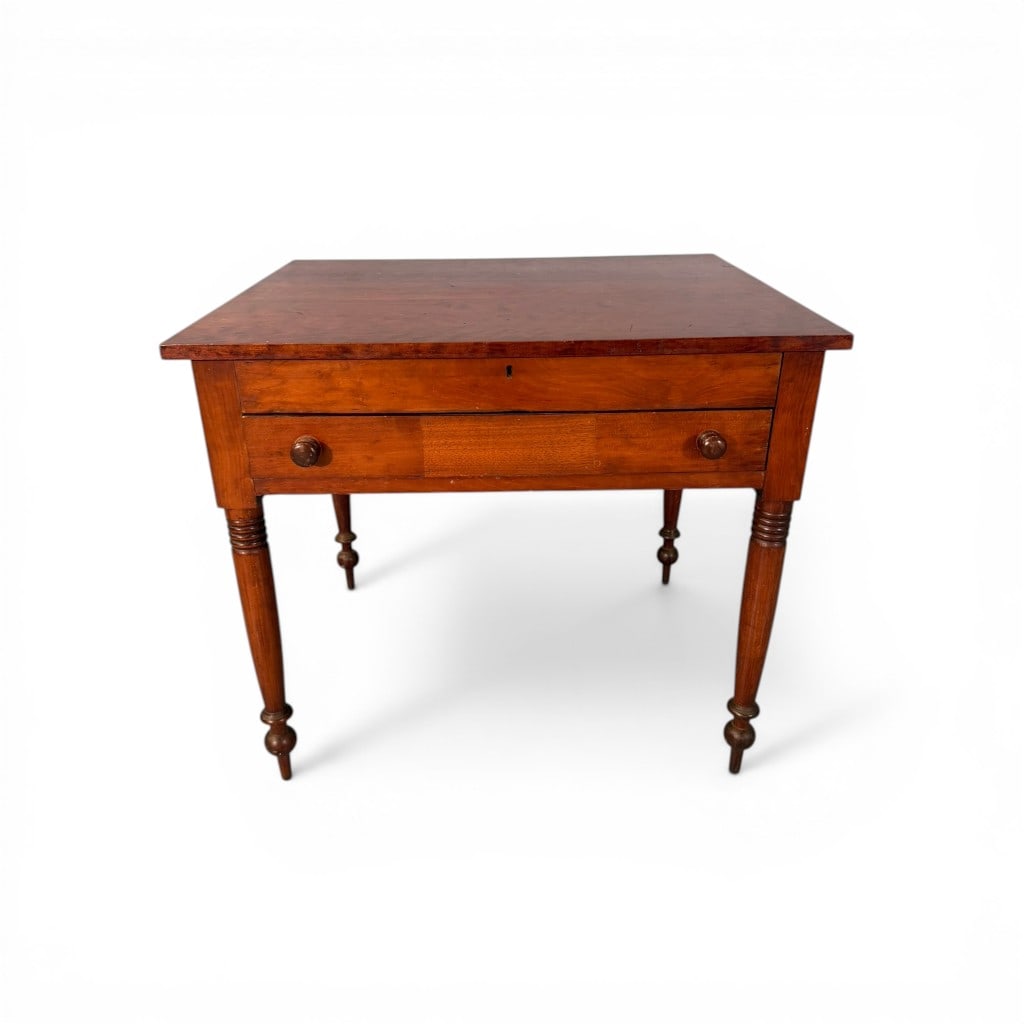Early Kentucky Cherry One-Drawer Work Table / Sugar Table (1 of 6)