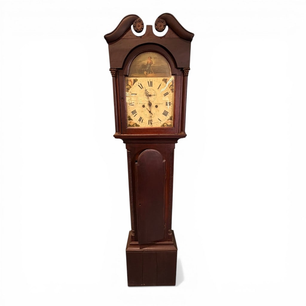 American Federal Mahogany Tall Case Clock, A. Procter, Portland, c. 1810–1825 (1 of 6)