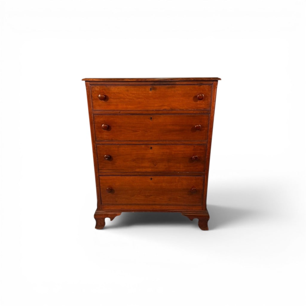 American Walnut Four-Drawer Chest (1 of 9)