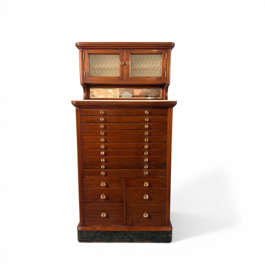 American Oak Dental Cabinet, Wood & Steel “Columbia?? Model No. 201 (1 of 9)