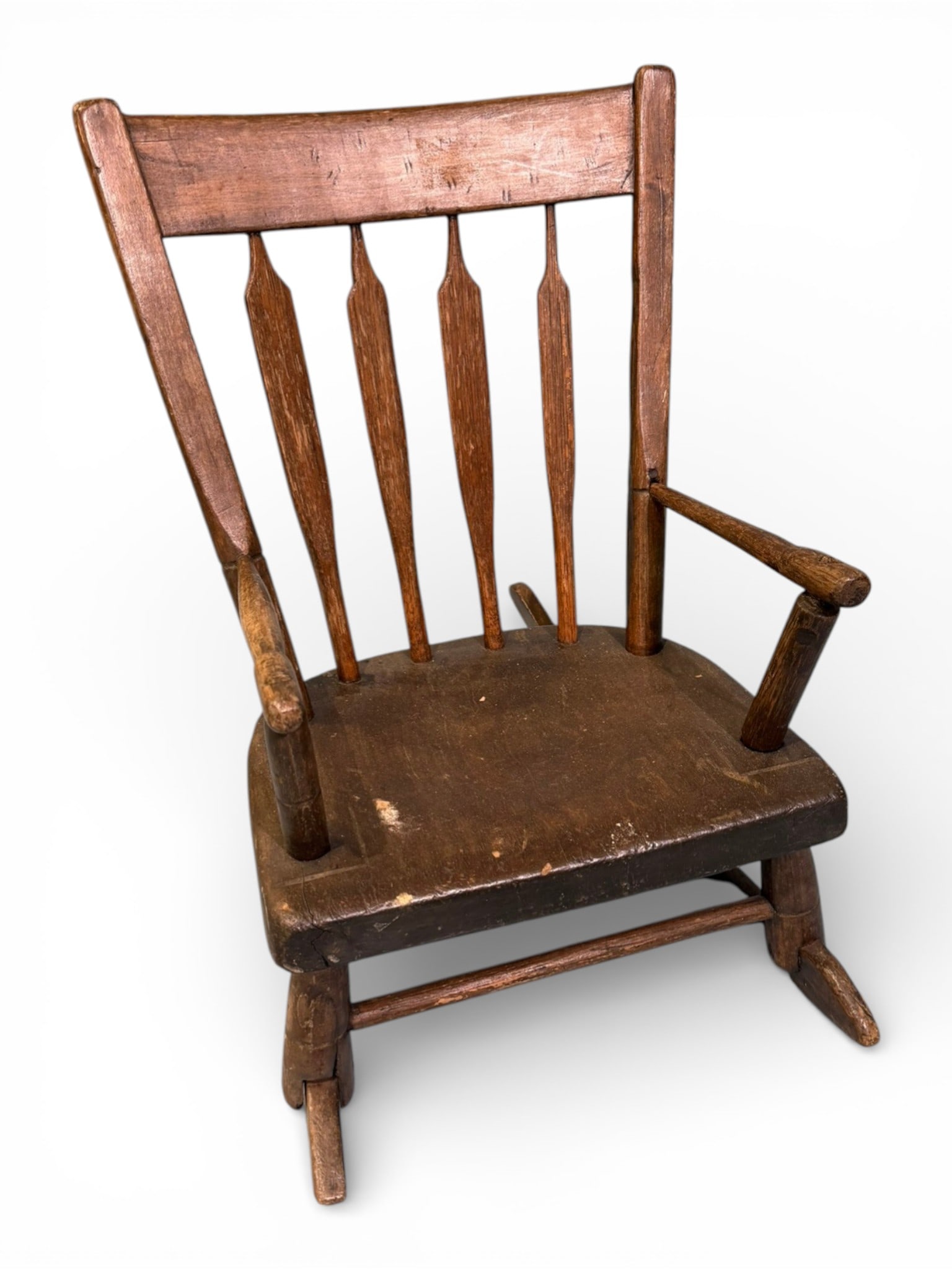 American Primitive Child’s Rocking Chair, 19th Century (1 of 8)