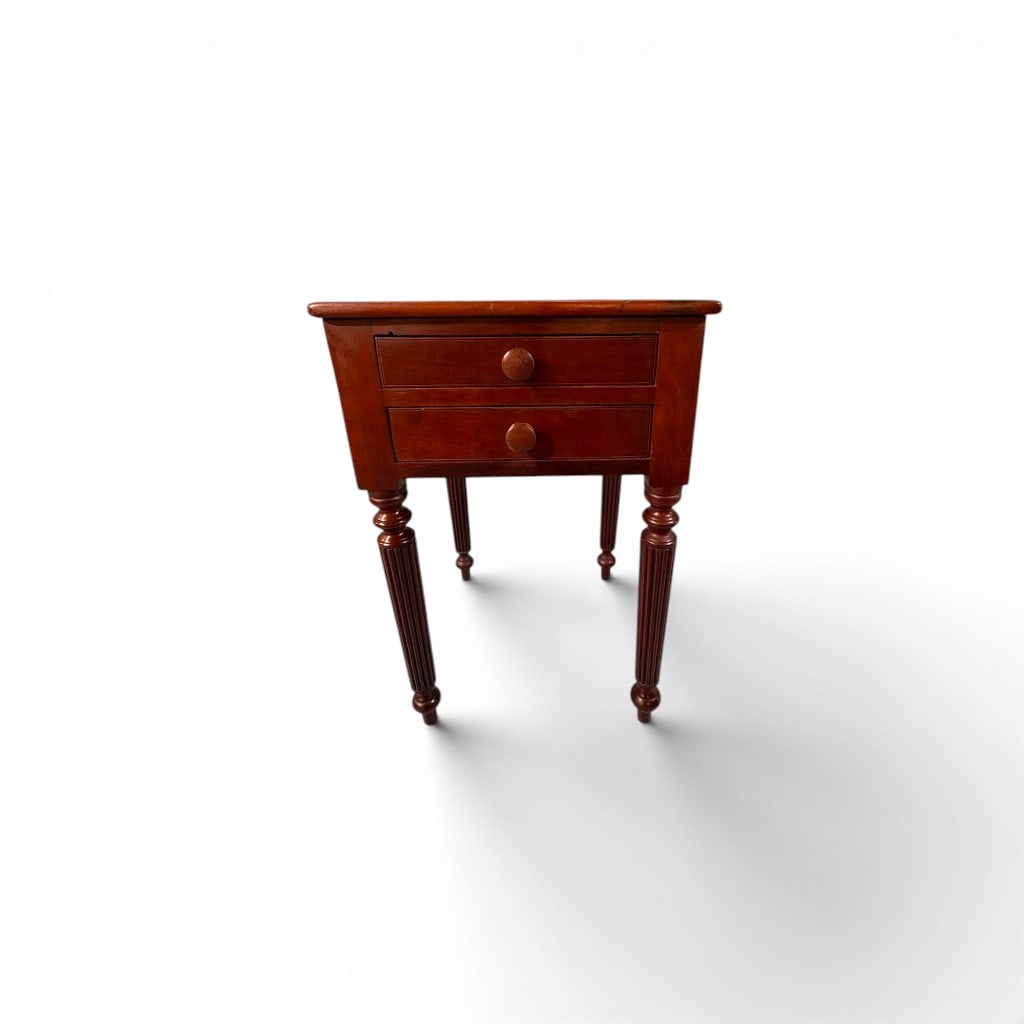 American Federal Work Table with Reeded Legs (1 of 6)