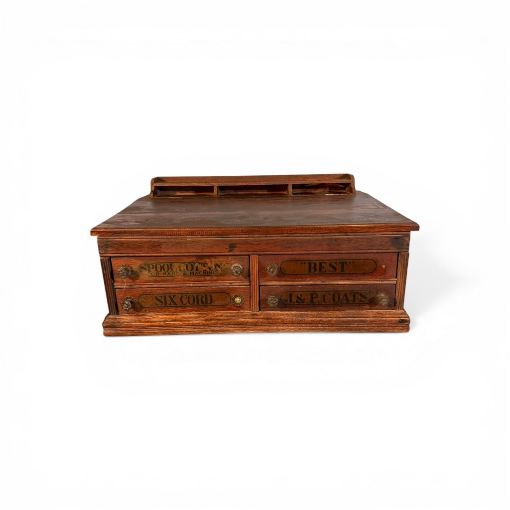 J. & P. Coats “Best Six Cord?? Spool Cabinet Top (1 of 5)