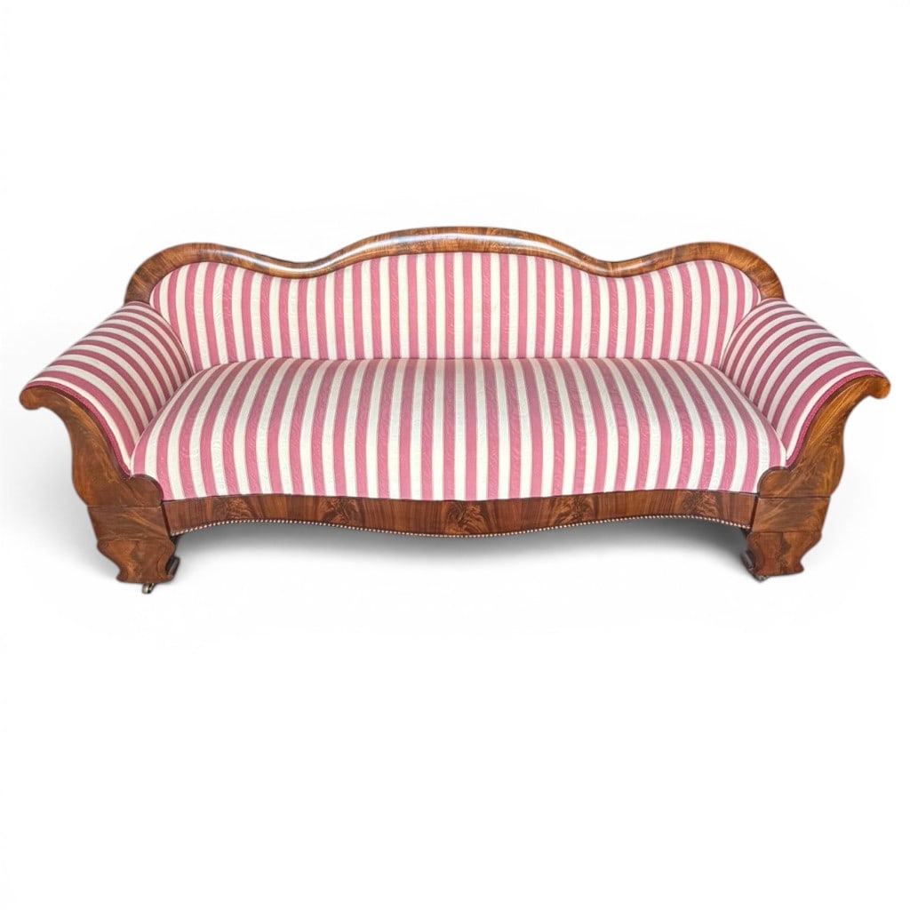 American Empire Mahogany Sofa (1 of 6)