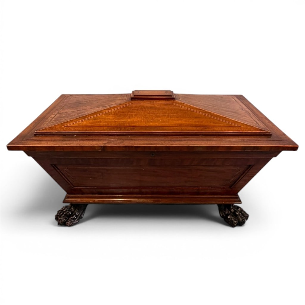 English Regency Mahogany Cellarette, ca. 1820-1840 (1 of 13)