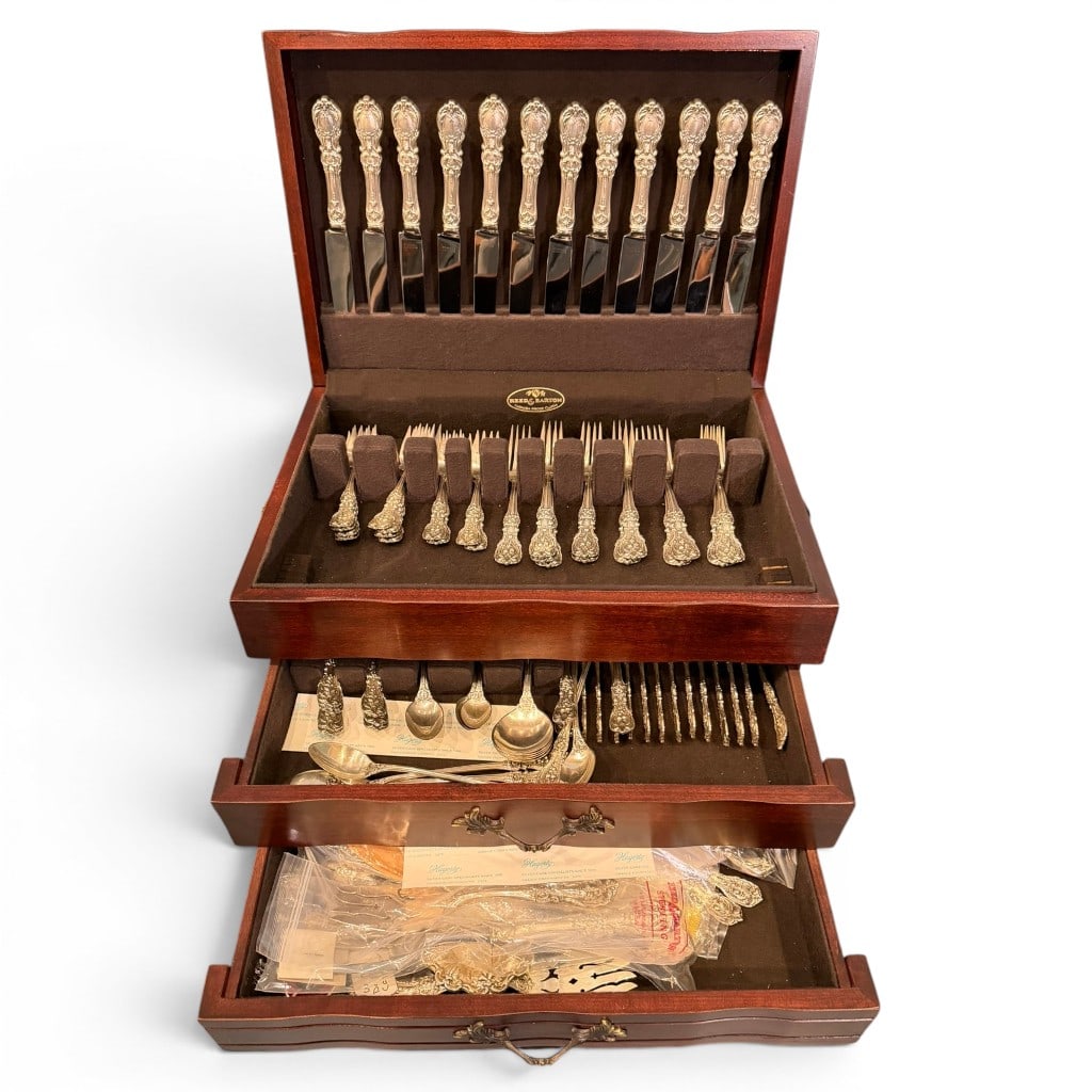 Reed & Barton Francis I Sterling Silver Flatware Service, 121 Pieces (1 of 1)