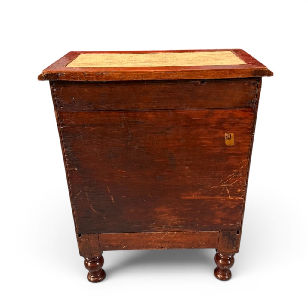 Mahogany Bed Steps with Commode - 6