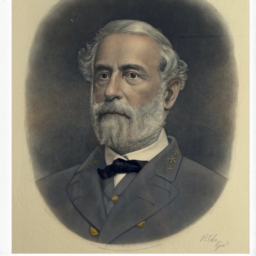 Important Robert E. Lee Memorial Engraving - 2