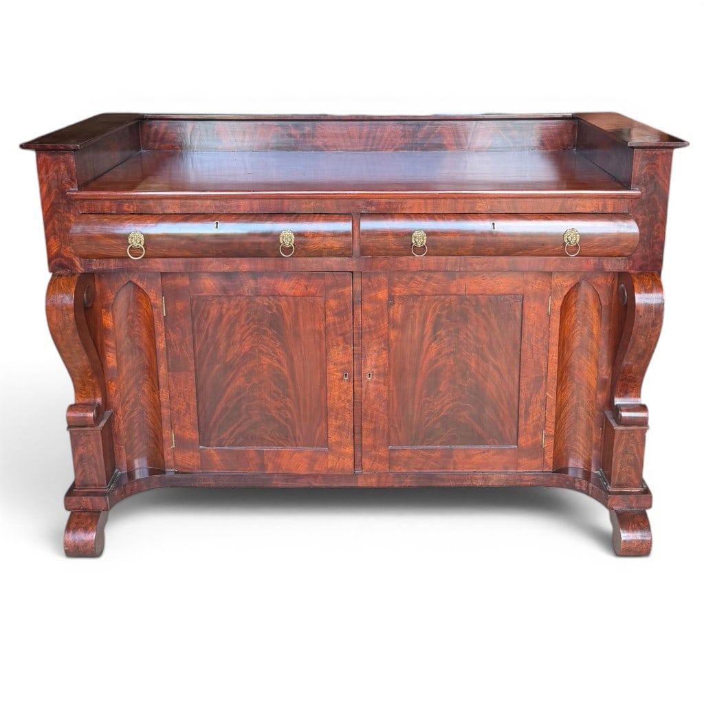 American Late Classical Mahogany Server, c. 1840 (1 of 9)