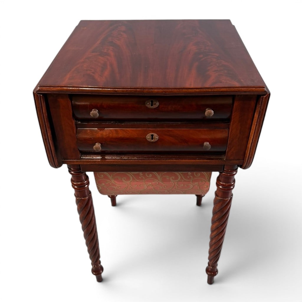 American Classical Mahogany Sewing Stand / Work Table, ca. 1830?1850 (1 of 10)