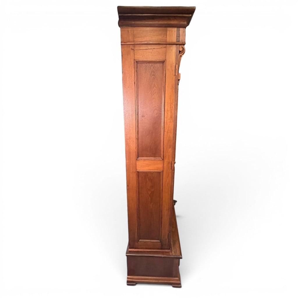 Victorian Walnut Two-Door Bookcase - 6