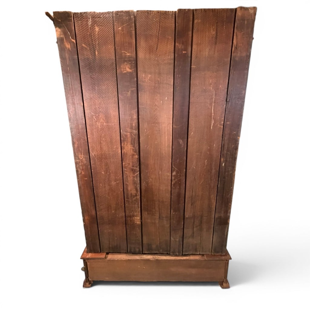 Victorian Walnut Two-Door Bookcase - 7