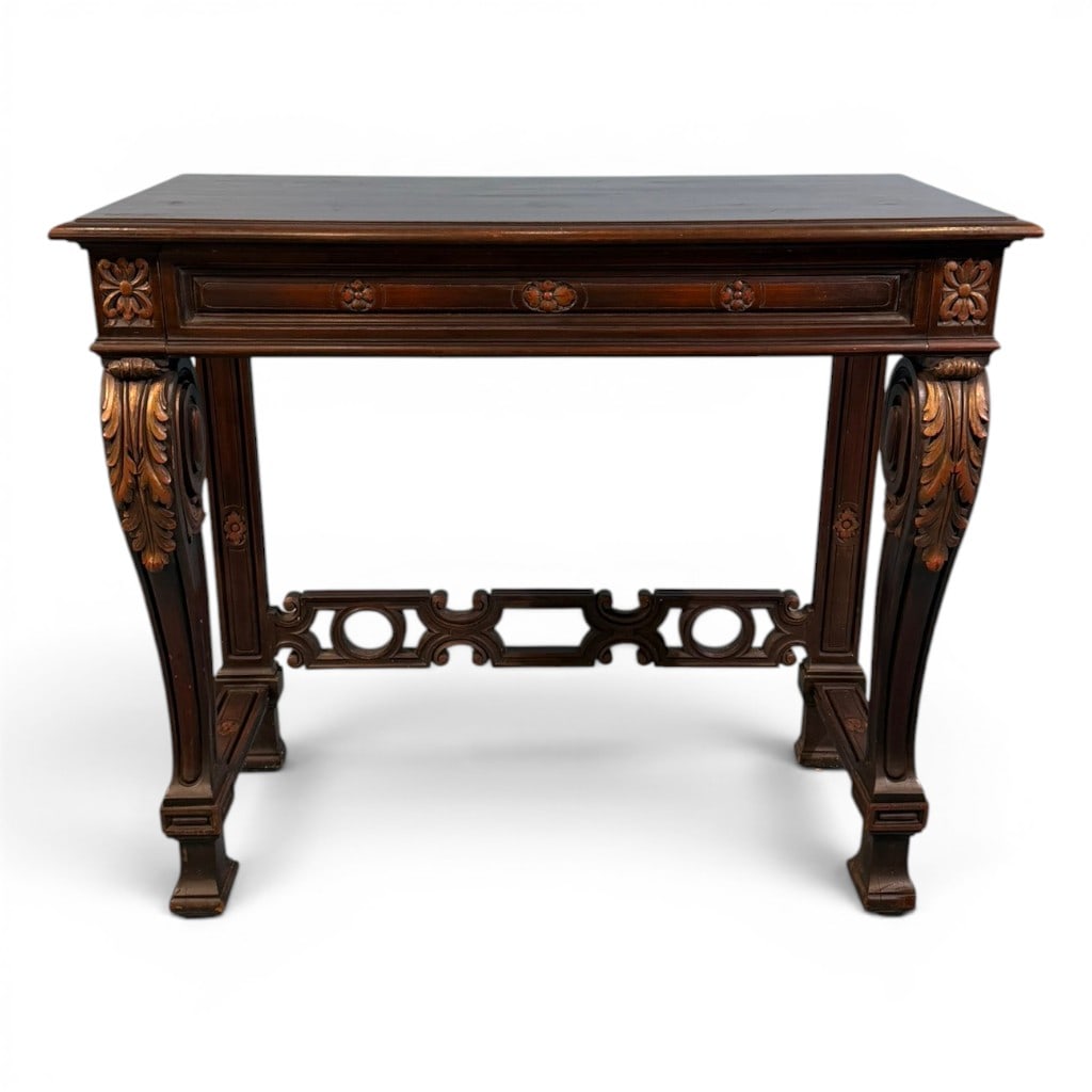 American Renaissance Revival Carved Console Table, Late 19th Century (1 of 8)