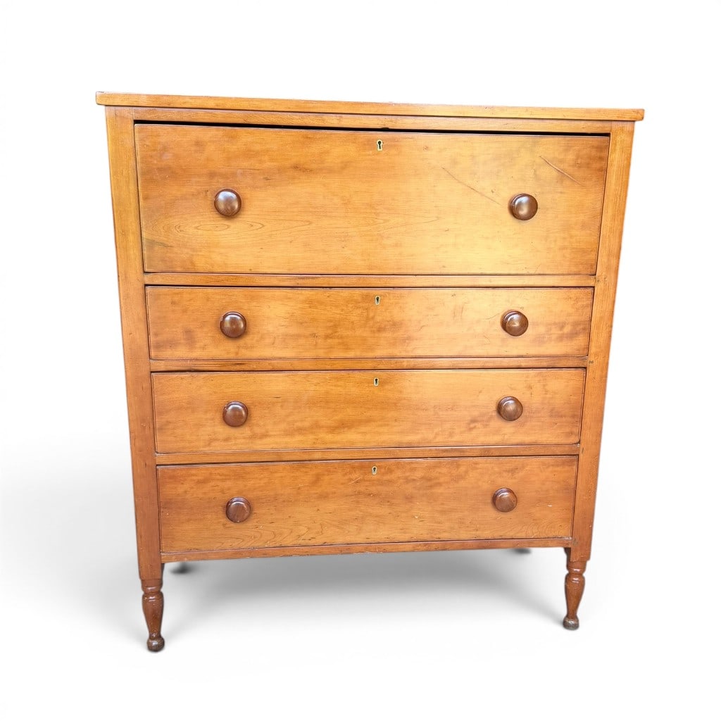 American Classical Cherry Chest of Drawers (1 of 7)