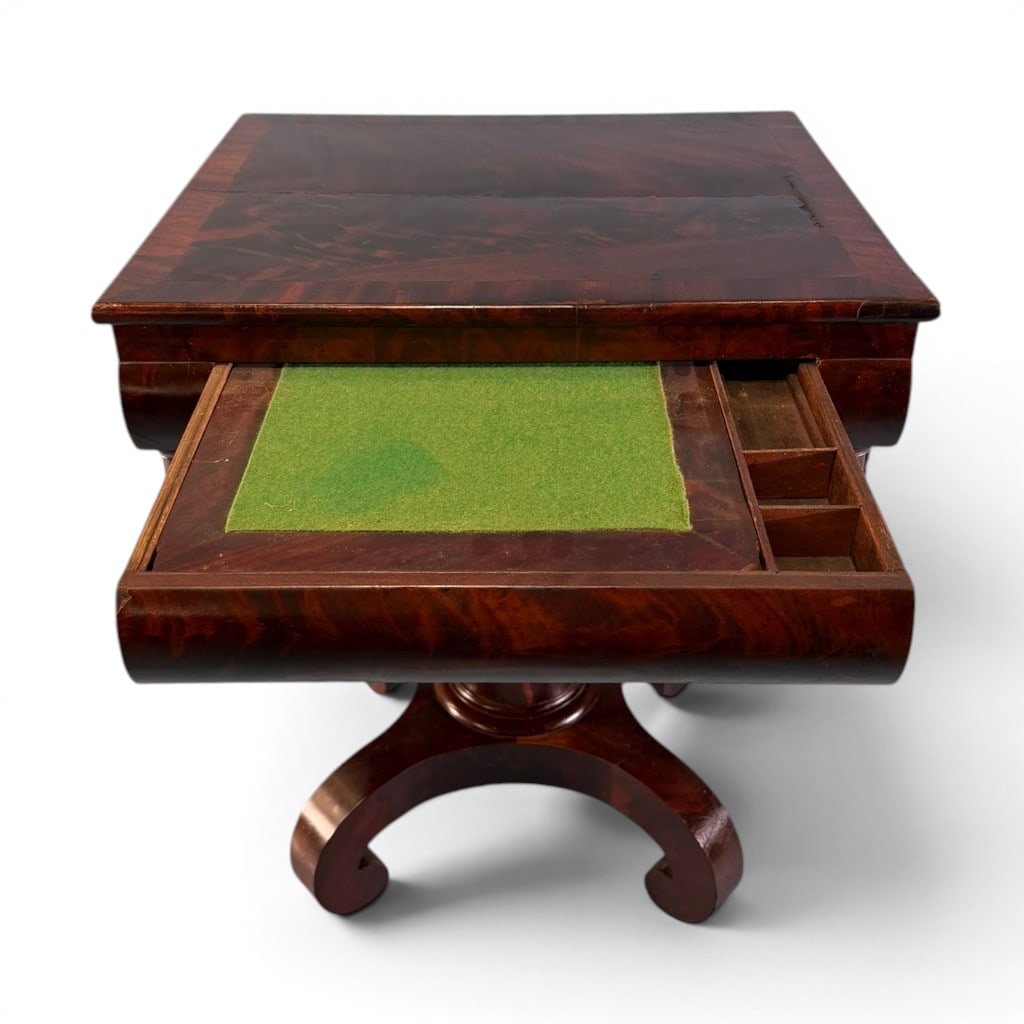 American Classical Mahogany Work Table, c. 1830 - 6