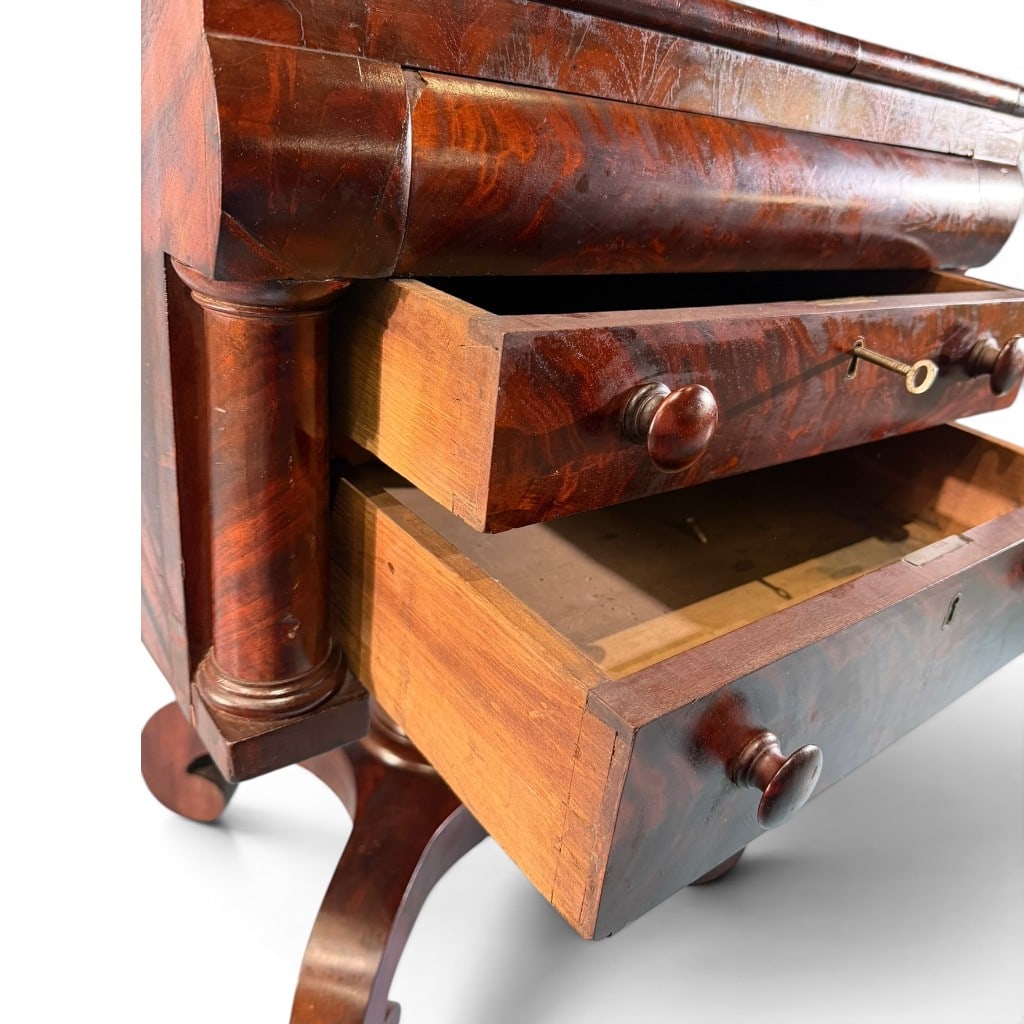 American Classical Mahogany Work Table, c. 1830 - 8
