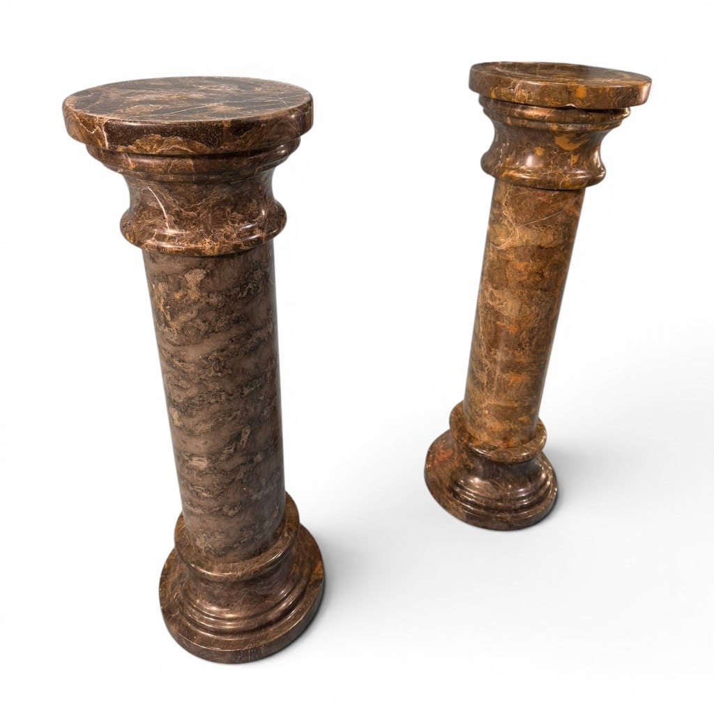Pair of Marble Pedestals - 3