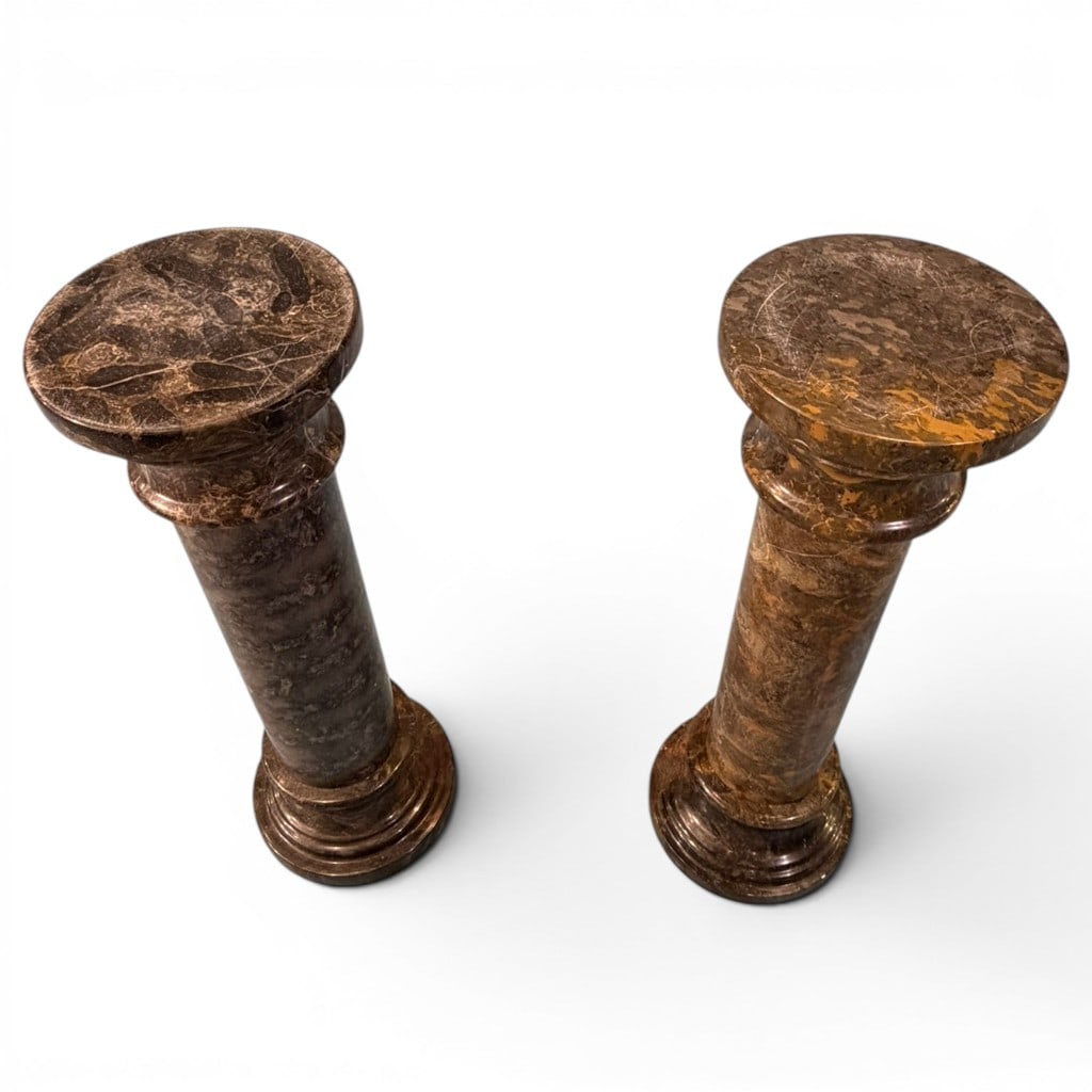 Pair of Marble Pedestals - 5