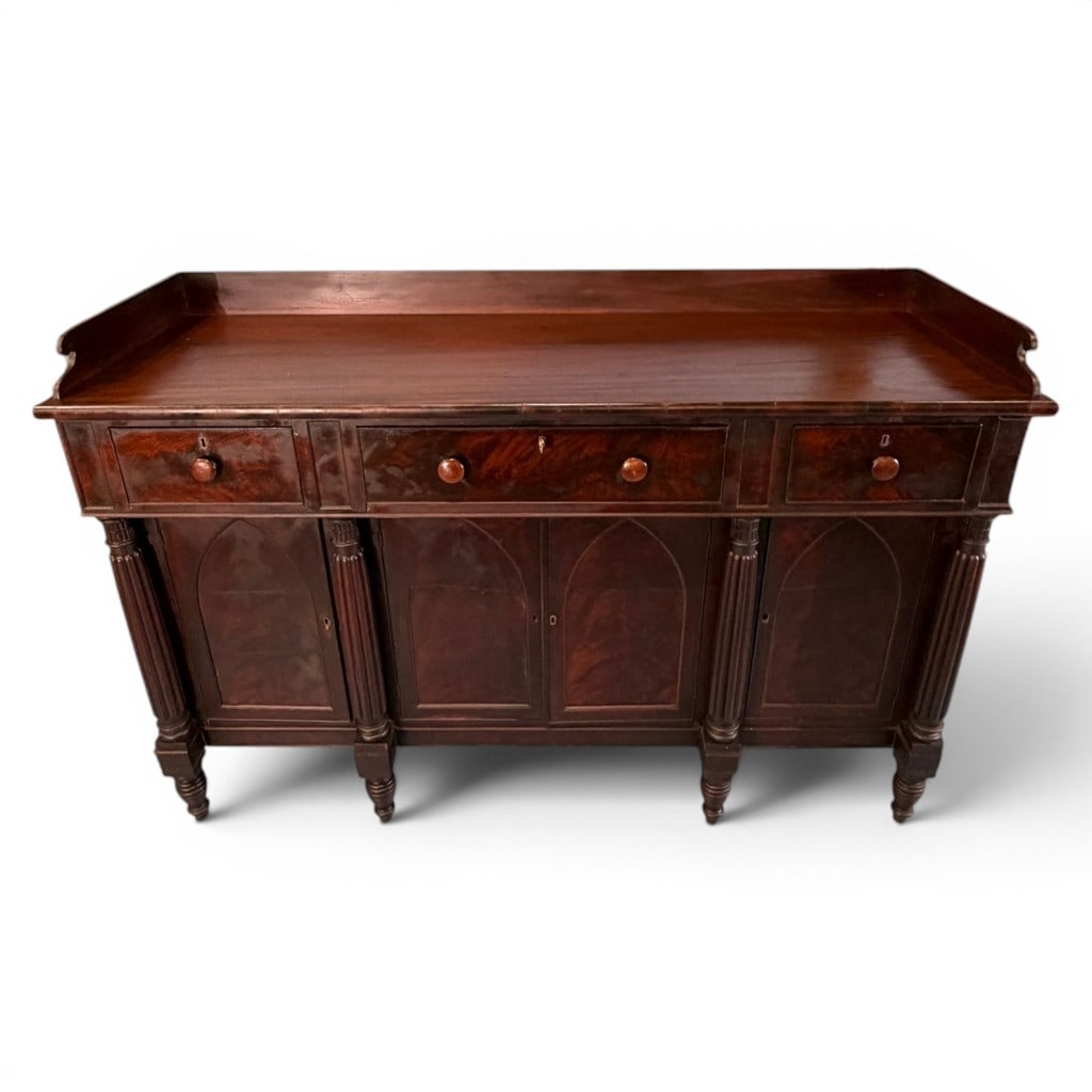 Classical Mahogany Sideboard with Gothic Panel Doors, Likely Baltimore, MD (1 of 11)