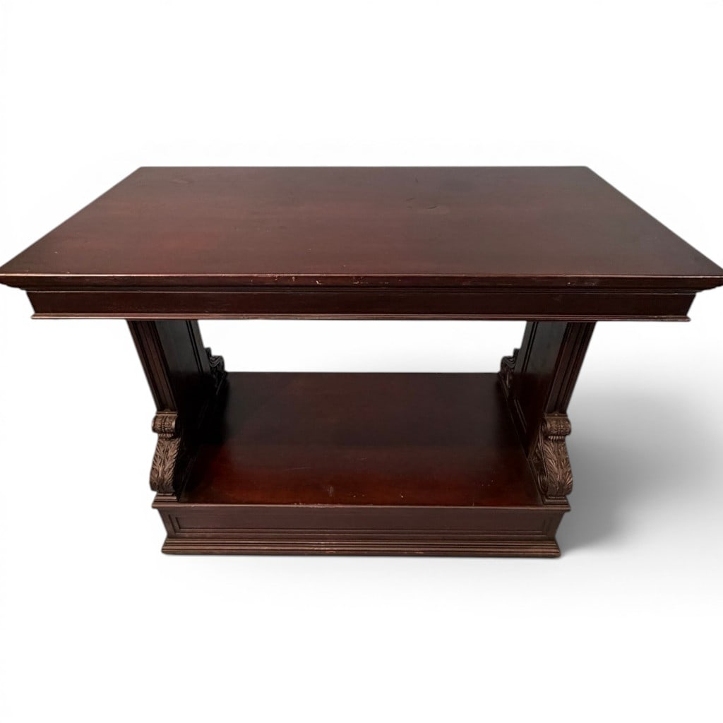 Mahogany Three-Tier Metamorphic Library Table - 7