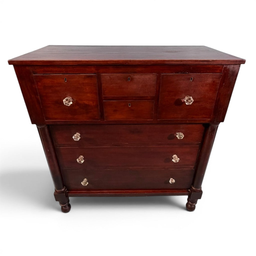 American Empire Mahogany Chest of Drawers, 19th Century (1 of 7)