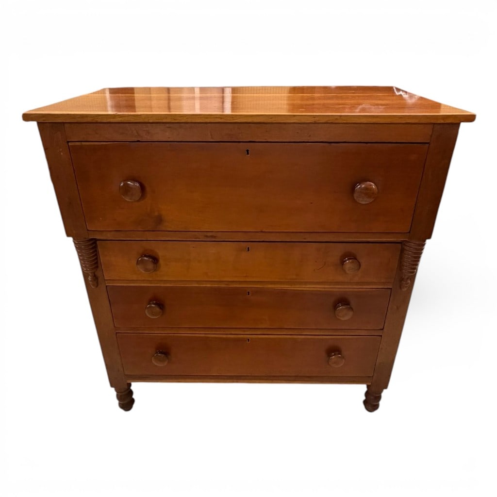 American Cherry Chest of Drawers, 19th Century (1 of 5)