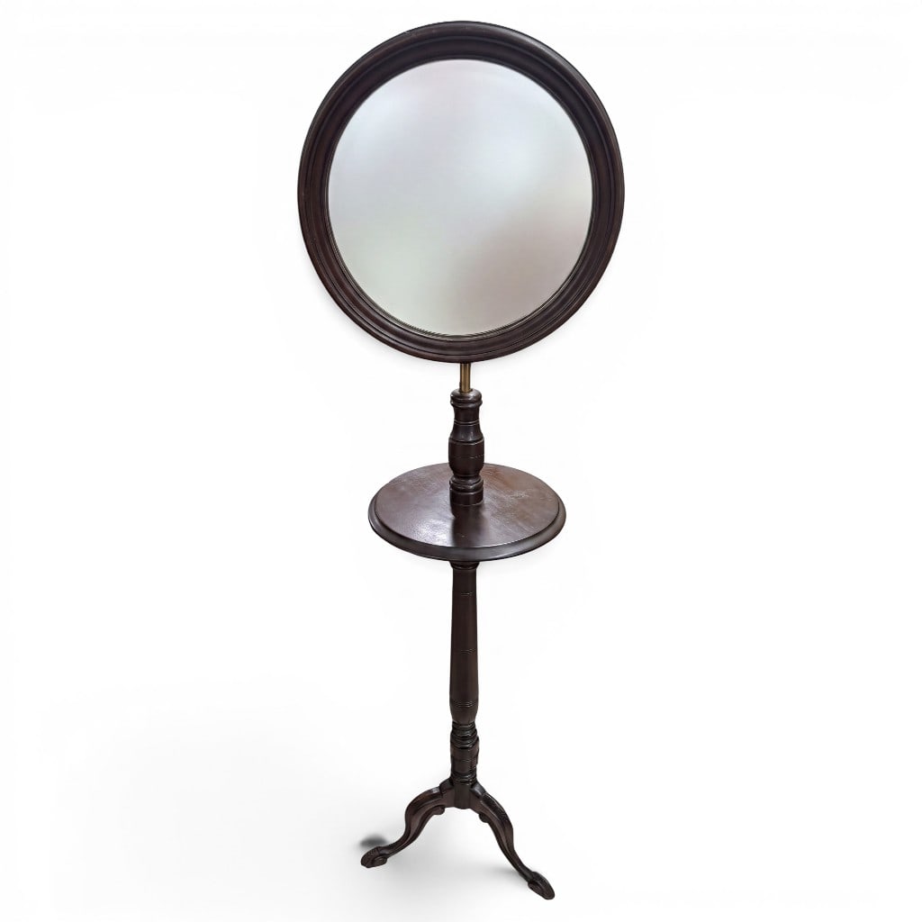 Victorian Mahogany Shaving Stand With Mirror, 19th Century (1 of 4)