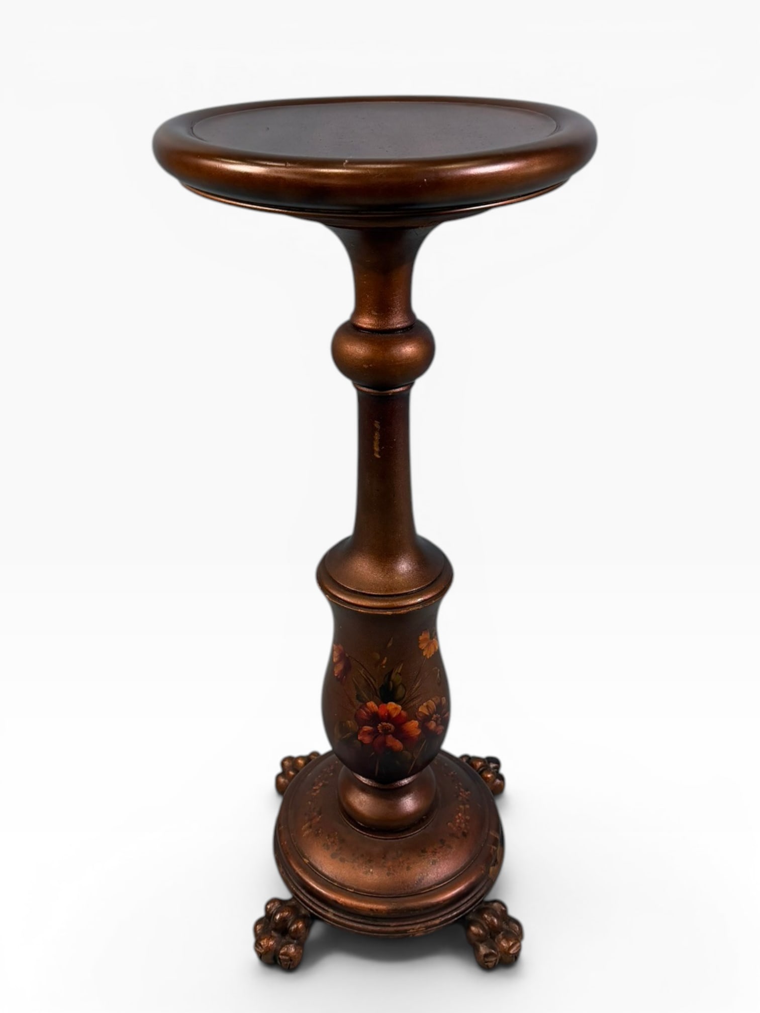 Victorian Renaissance Revival Painted Pedestal Plant Stand, Late 19th Century (1 of 3)