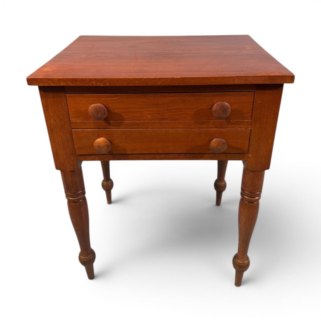 American Cherry Two Drawer Work Tab (1 of 6)