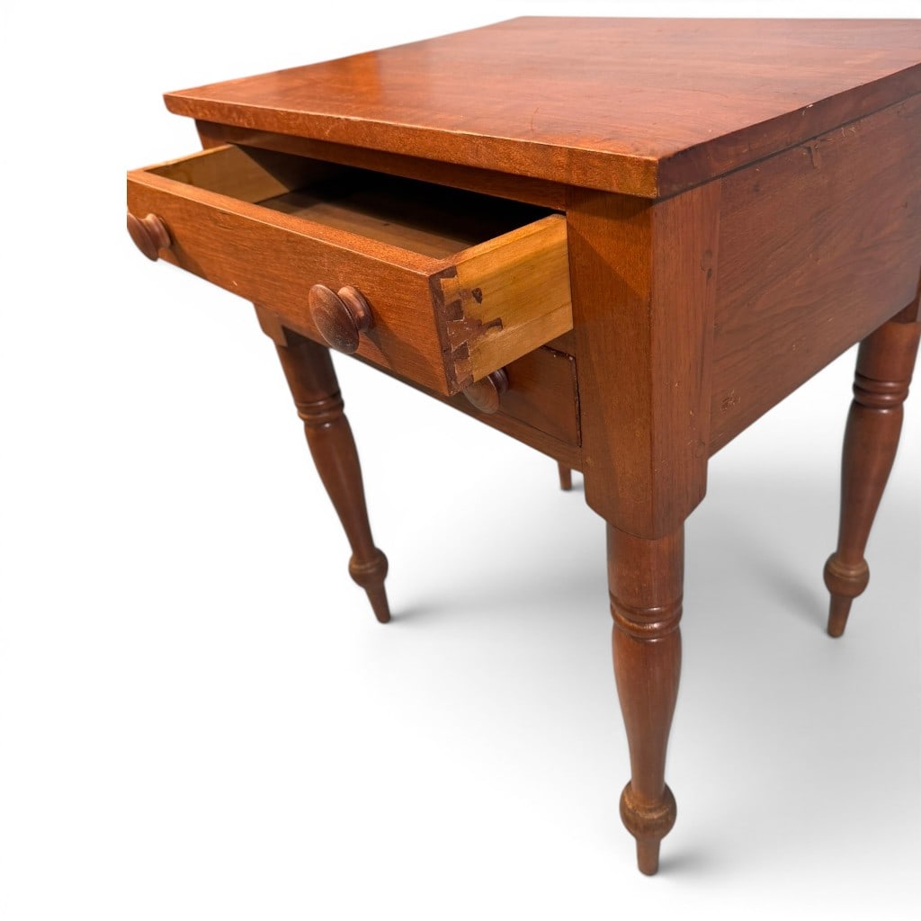 American Cherry Two Drawer Work Tab - 5